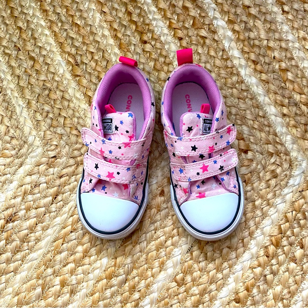 Converse Kids' Pink Star Sneakers